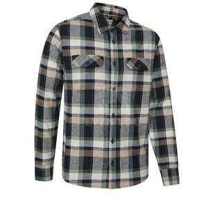 Camisa de Franela Cepillada Premium, Material Transpirable y Cálido, Patrón Clásico a Cuadros, Corte Relajado, Ideal para Salidas - Product Image 5