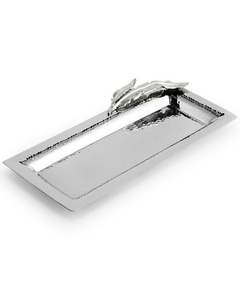 Plateau à chocolat en métal de style luxueux avec texture martelée adapté aux cadeaux de chocolats pendant Diwali Eid ou Noël - Product Image 4