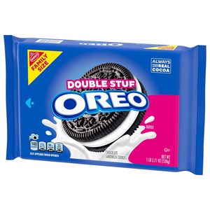 OREO Double Stuf' Chocolate Sandwich Cookies, Family Size, 12-18.71 oz Packs - Product Image 3