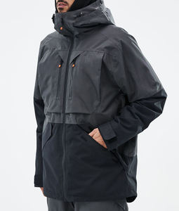 Combinaison de ski pour homme sur mesure, imperméable 10 000 mm, respirante -Tex Phantom/Noir, séchage rapide, doublure en laine Tex - Product Image 2