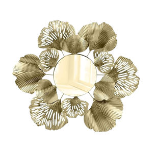 กระจกโลหะติดผนังแบบสร้างสรรค์กระจกติดผนังสำหรับตกแต่งงานแต่งงานกระจกติดผนังกระจกตกแต่งลายดอกไม้มาตรฐาน - Product Image 6