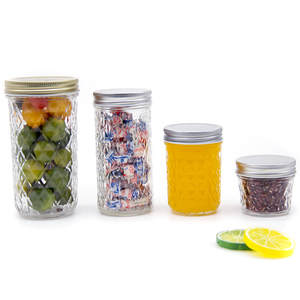 Vente en gros OEM <span class=keywords><strong>de</strong></span> bocaux en verre transparent vides <span class=keywords><strong>de</strong></span> 100 ml, 250 ml, 350 ml, 600 ml pour confitures, gelées, conserves avec couvercle - Product Image 2