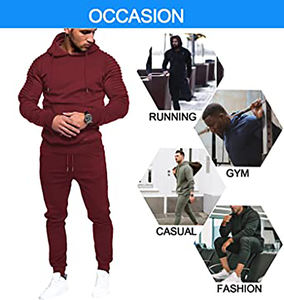 Venta al por mayor de alta calidad personalizado hombres Slim Fit chándal ligero transpirable Streetwear estilo - Product Image 5