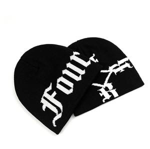 Black <b>Beanies</b> Manufacturer CustomAll Over Printed Streetwear Sports <b>Beanie</b> Acrylic Skull Cap Cuffed Jacquard <b>Slouchy</b> Winter <b>Hat</b> - Product Image 6