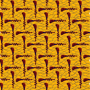 Tela de algodón con estampado de cera Africana Premium para diseños y exportación de camisas personalizadas con estilo - Product Image 1