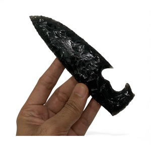 Athame de Obsidiana Negra, Punta de Flecha de Obsidiana, Hecho a Mano, Gema Premium, Obra de Arte Coleccionable, Regalo para Ella, Cristal Tallado a Mano, Espiritual - Product Image 2