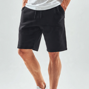 กางเกงขาสั้นวอร์มผู้ชายสำหรับออกกำลังกาย ฟิตเนส ผ้าฟลีซ กางเกงขาสั้นวอร์มผู้ชายสำหรับฤดูหนาว สไตล์สตรีท วิ่งจ๊อกกิ้ง - Product Image 3