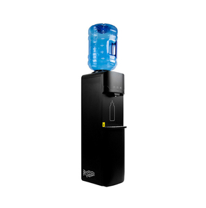 Sistema de sensor sin contacto de alta calidad Botellas Dispensador de 5 galones de agua caliente y fría con compresor Sensorem Negro - Product Image 1