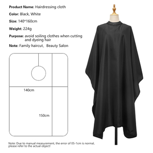 Capa de Peluquería Profesional sin Mangas de Morgans Industries, Ecológica, Cómoda, Desechable, Impermeable, de Poliéster Duradero - Product Image 2