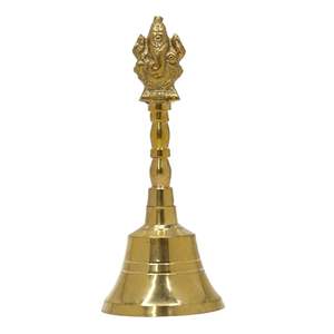 Cloche de Pooja en laiton de haute qualité en laiton pur Garuda Ganti Garuda Ganti Ghanti pour Pooja Mandir - Product Image 5