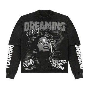 Pull-over imprimé DTG pour hommes Design personnalisable Hiver Tricoté Col Ras du Cou Streetwear Vente en gros Sweatshirts à capuche - Product Image 3