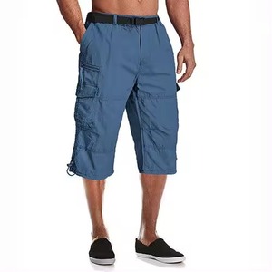 Pantalones Cortos Cargo de Nailon/Cachemira para Hombre, con Bolsillos, Estampado por Transferencia Térmica, Anti-UV, Ropa Deportiva Transpirable para Verano, Tallas Grandes, Personalizables - Product Image 4