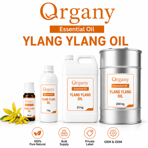 Bulk Pure 100 Ylang Ylang <b>Essential</b> <b>Oil</b> Cananga Odorata Steam Distilled Cosmetic Wholesale Private Label OEM Perfumery Hair Care - Product Image 1