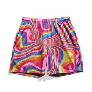 Pantalones Cortos de Baloncesto Transpirables Hechos a Medida, Talla Grande, de Secado Rápido, con Estampado Deportivo, Logotipo Personalizado, Venta al Por Mayor OEM - Product Image 6