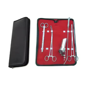 Juego de Instrumentos de Acero Inoxidable de Grado Médico Clase I con Certificación CE Internacional Ariston, Fuente de Alimentación Manual para Inserción de DIU - Product Image 1