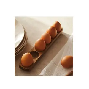 Merveilleux Design Ustensiles De Cuisine Plateau À Oeufs De Table Pour Le Stockage Des Oeufs Plateau À Oeufs En Bois De La Meilleure Qualité En Inde