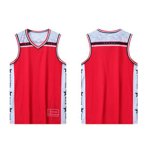 Ensemble d'uniformes de basket-ball pour hommes, maillots de basket-ball à sublimation grande taille respirants, design personnalisé 100% polyester - Product Image 1