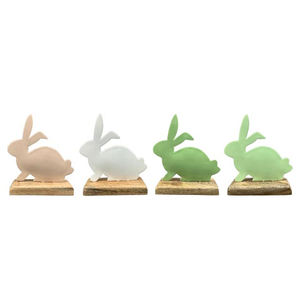 Regalos personalizados de Pascua, decoración de flores de Metal, adornos de mesa de árbol de Navidad hechos a mano DIY - Product Image 6