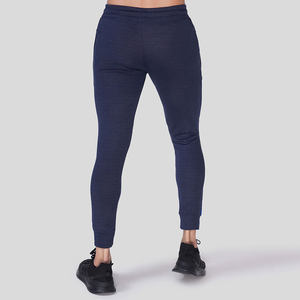 Pantalons taille haute pour hommes Logo personnalisé Pantalons de survêtement droits décontractés Service OEM Tissu haute en coton Travail Sport pour homme - Product Image 3