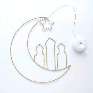 Adorno Navideño de Hierro Forjado Artesanal con Acabado Negro para Decoración Navideña del Hogar, Adornos Colgantes - Product Image 4