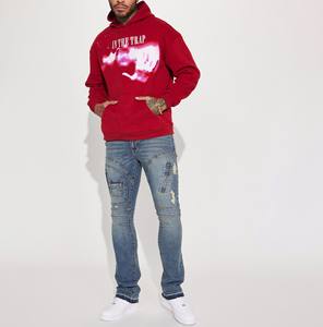 Sudaderas con capucha de trabajo personalizadas 100% algodón hecho en Pakistán sudaderas con capucha para hombres cómodos básicos todos los colores gran oferta invierno esencial liso teñido - Product Image 2