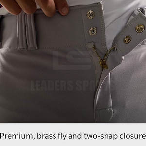 LEADER SPORTS Pantalones de Béisbol Personalizados para Hombre, Directo de Fábrica, Poliéster Transpirable, para Softbol, Lanzamiento Rápido, MOQ Bajo - Product Image 6