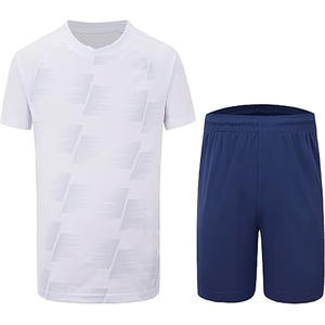 Conjunto de Camiseta y Pantalones Cortos de Fútbol Personalizados con Nombre y Número de Equipo, Camiseta de Fútbol para Hombre, Camiseta de Fútbol Subida por Dress Sports - Product Image 1