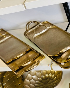 Bandeja de Servicio de Aluminio Fundido de Primera Calidad para Accesorios de Comedor de Alta Gama que Garantiza un Aspecto Profesional y Larga Duración - Product Image 2