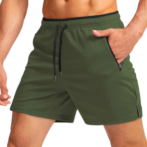 กางเกงว่ายน้ำผ้าฝ้ายระบายอากาศได้ดีแห้งเร็วสำหรับผู้ชายกางเกงขาสั้นเล่นกีฬาแบบขากว้างสำหรับใส่ไปยิมระบายอากาศได้ดีโลโก้ออกแบบได้ตามต้องการ - Product Image 1