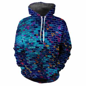 Sweats à capuche pour hommes Sweat à capuche pour hommes à la mode Motifs imprimés en tartan Impression numérique Casual Manches longues Capuche Tissu épais Tops - Product Image 3