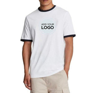 T-shirts à manches courtes pour hommes, t-shirt slim fit à logo personnalisé - Product Image 2
