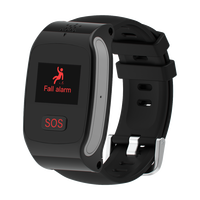 Reloj Inteligente para el Cuidado en el Hogar con Llamadas de Emergencia SOS con un Solo Clic, 4G LTE, Rastreo de Posición GPS, Alerta de Caídas, Monitor de Salud, Reloj Android