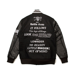 Veste universitaire personnalisée Bombardier lourd et surdimensionné Fabricant OEM Vente en gros Veste de baseball universitaire pour hommes - Product Image 2