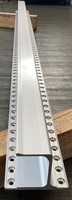 Perfil de Aluminio Coreano Serie 6000 T T6 para Construcción Electrónica, Transporte, Automoción, Maquinaria, Disipador de Calor, Energía Solar