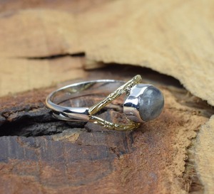 Boho Style 925 Sterling Silver <b>Labradorite</b> Gemstone <b>Ring</b> Jewelry Handmade Silver <b>Ring</b> Jewelry For Women Wedding Gift For Her - Product Image 4