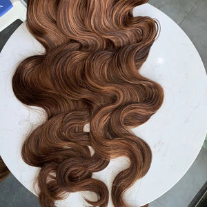 Extensions de cheveux Remy ondulés naturels du Vietnam, 100 % vierges non traités, cuticules alignées - Product Image 1