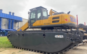 Excavatrice 35 tonnes XE215SLL Excavatrice amphibie flottante pour la remise en état des zones humides et le dragage - Product Image 4