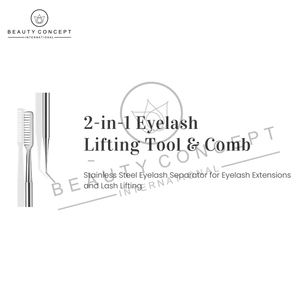 Outil de peigne de levage de cils en acier inoxydable Bon fournisseur pour ses propres soins de beauté Outils de cils de beauté Concept international - Product Image 2