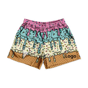 Pantalones cortos de malla personalizados de diseño Unisex con impresión por sublimación de poliéster 100%, pantalones cortos de malla de doble capa con bolsillos - Product Image 1