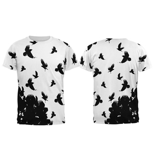 T-shirt pour homme en coton 100% respirant de qualité supérieure, coupe ajustée, sublimation, coupe ample, imprimé, col rond, t-shirt pour homme en sublimation - Product Image 4