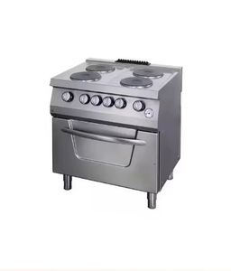 Estación de Cocina Eléctrica Profesional de 4 Quemadores, Unidad Doble Modular, Rango Culinario de Acero Inoxidable de Grado Industrial de Alta Resistencia - Product Image 2