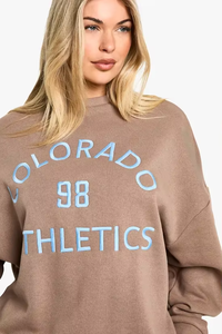 Sudadera Extra Grande de Estilo Urbano para Mujer, Tejido Suave de Poliéster/Algodón, Impresión de Logotipo Personalizada, Sudadera Lisa para Otoño/Invierno - Product Image 5