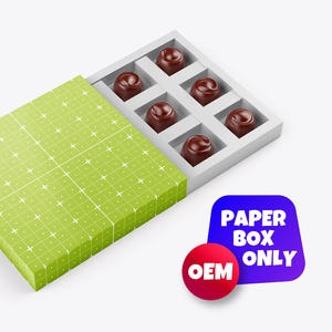 Caja Cuadrada Rígida Personalizable con Cajón Deslizable, Papel de Arte para Empaque de Cosméticos, Impresión Offset a Cuatro Colores, Diseño de Maqueta - Product Image 4