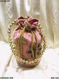 Bolsa De Poli hecha a mano, étnica, nupcial - Product Image 2