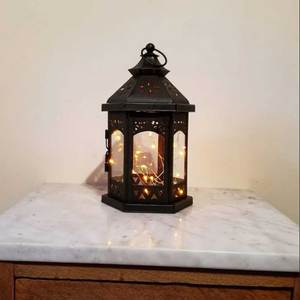 Soporte de candelita hecho a mano con decoración de farol de metal personalizado para regalos de Navidad de Ramadán de alta calidad - Product Image 6