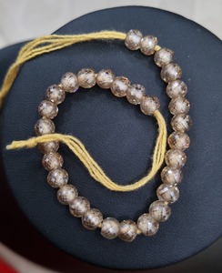 6 MM Yellow Moissanite Beads Faceted Beads AAA Cut Moissanite Jewelry & Diamond Jewelry - Product Image 2