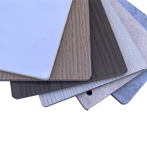 Panel de Pared de Fibra de Bambú Ecológico de Diseño Moderno, con Aspecto de Madera de PVC, Impermeable e Ignífugo, para Decoración de Apartamentos - Product Image 1