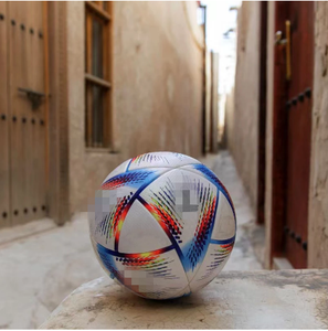 ลูกฟุตบอลกีฬาแบบกำหนดเองใหม่ขนาด5เครื่องเย็บหนัง Pvc Pu ใหม่คุณภาพสูง - Product Image 3