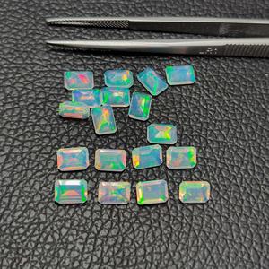 3x5mm-10x14mm Opale d'Éthiopie Naturelle Personnalisée à Facettes Octogone Coupe Welo Opales Gemme Pour la Fabrication de Bijoux du Fabricant - Product Image 4