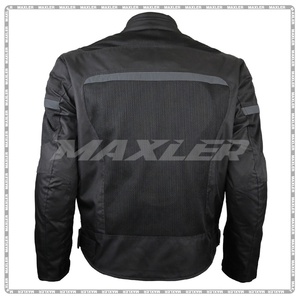 Men's <b>Lightweight</b> <b>Summer</b> Motorbike <b>Jacket</b> CE Approved Breathable Mesh Panels Detachable Waterproof Lining Stand Collar Pattern - Product Image 2